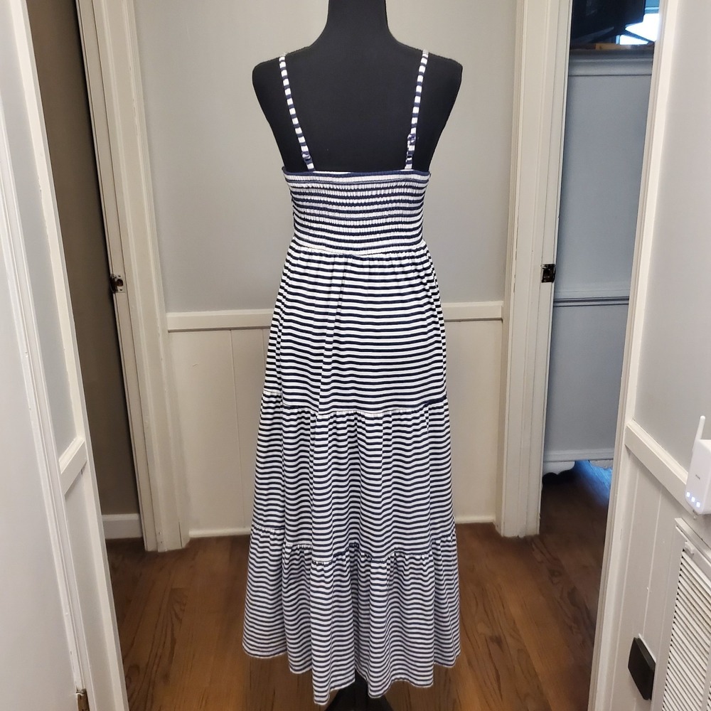 Cat & Jack Girl's Tiered Maxi Sun Dress XL (14/16) Spaghetti Straps Smocked - Picture 3 of 10